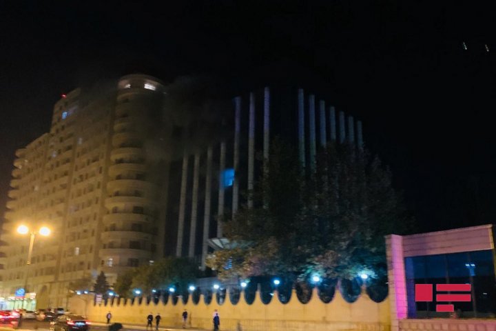 İctimai Televiziyanın binasında baş verən yanğın söndürüldü - (YENİLƏNİB, FOTO)