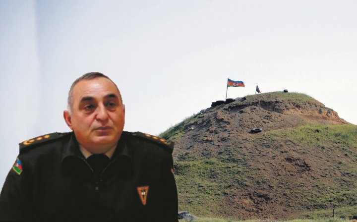 Azərbaycan bayrağını Lələtəpəyə sancan polkovnik həbs olundu