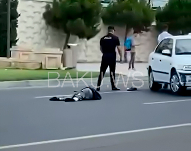 AA seriyalı maşınla piyadanı vurub öldürən sürücünün vəzifəsi bilindi - VİDEO
