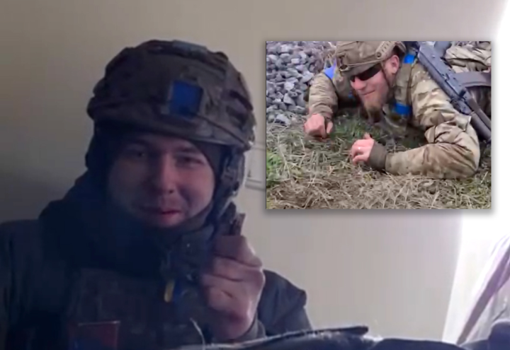 "Azov" alayının döyüşçüləri Mariupoldan yeni döyüş kadrları yaydılar - VİDEO