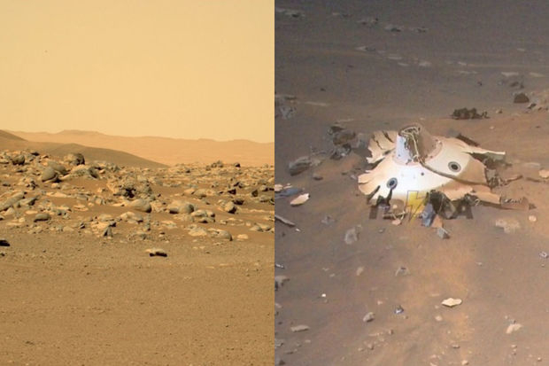 Marsda bir neçə ton Yer mənşəli tullantı tapıldı