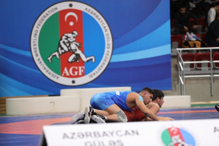 Azərbaycan çempionatında sərbəst güləş yarışlarına yekun vurulub
