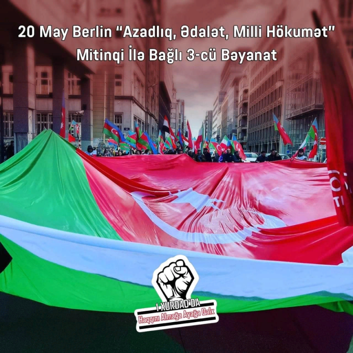 Mayın 20-də Berlində möhtəşəm anti-İran mitinqi olacaq – Təşkilatçılardan çağırış