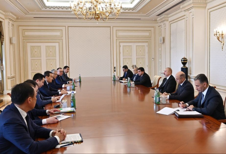 Prezident İlham Əliyev Qazaxıstanın Baş nazirini qəbul edib