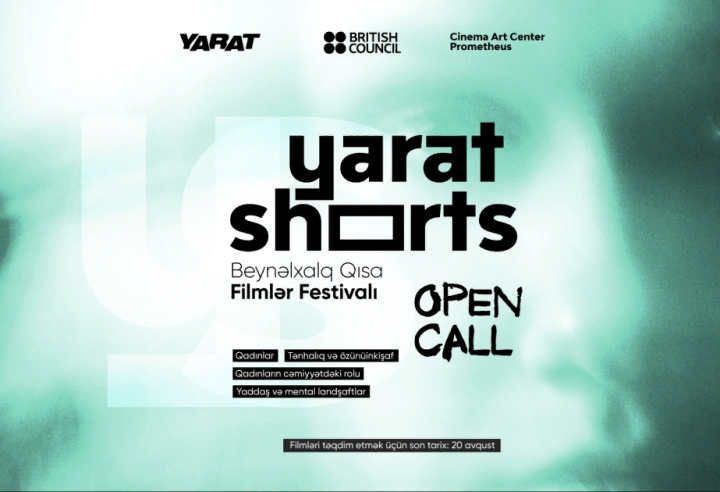 YARAT Qısa Filmlər Festivalına film qəbulunu davam etdirir