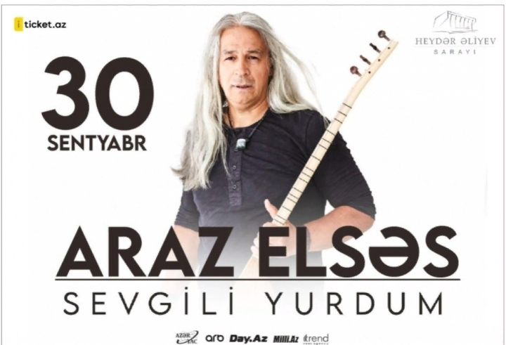 Azərbaycanlı ozan Araz Elsəsin Bakıda ilk solo konserti olacaq
