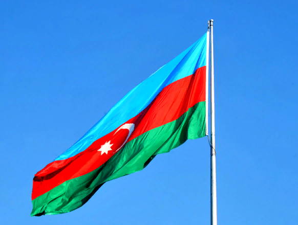 Ağdərənin mərkəzində Azərbaycan bayrağı ucaldılıb –VİDEO