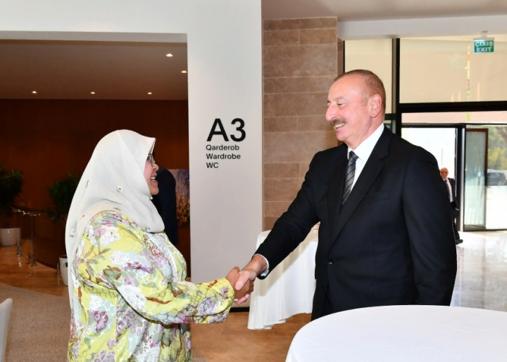 Prezident İlham Əliyev Zəngilanda keçirilən Forumun açılış mərasimində