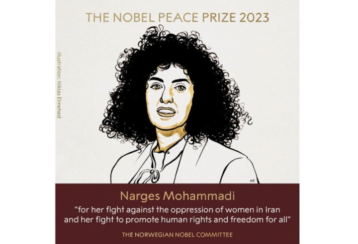 İran hüquq müdafiəçisi Nobel Sülh mükafatına layiq görülüb