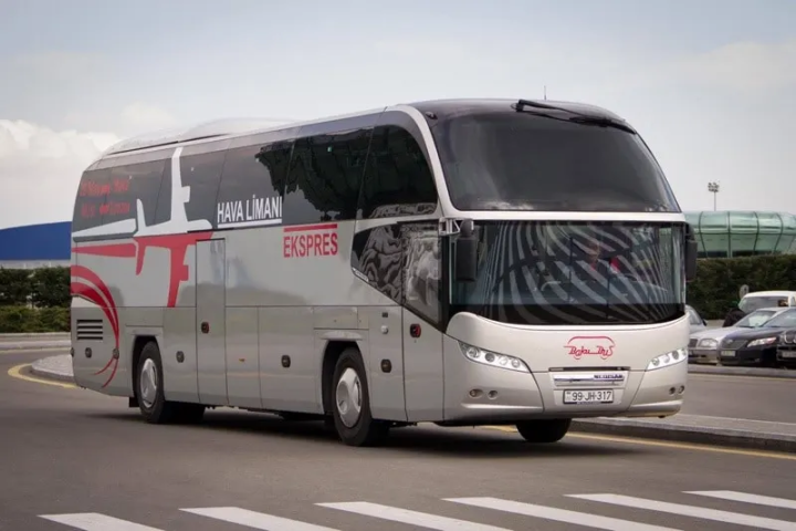 Hava limanına gedən avtobusların hərəkət qrafiki dəyişib
