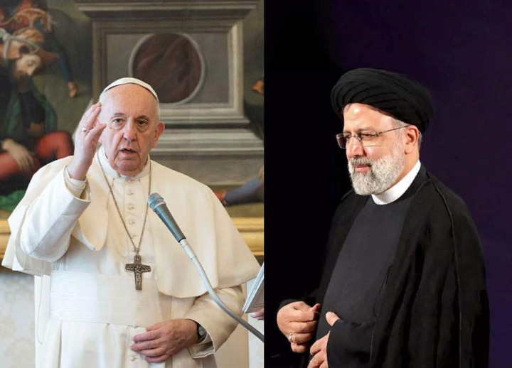 İran prezidenti Roma papasıyla telefonla danışıb