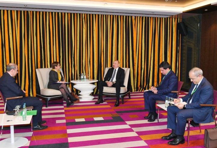 Prezident İlham Əliyev ilə Avropa Yenidənqurma və İnkişaf Bankının prezidentinin görüşü olub