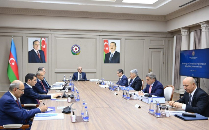Azərbaycan İnvestisiya Holdinqinin toplantısı keçirilib