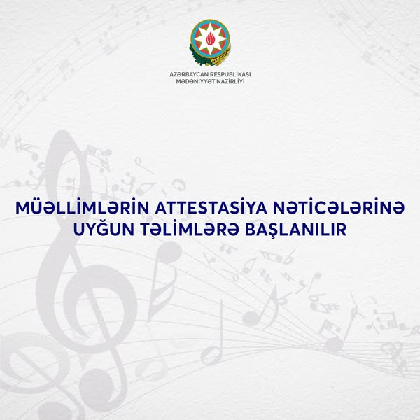 Müəllimlərin attestasiya nəticələrinə uyğun təlimlər başlayır