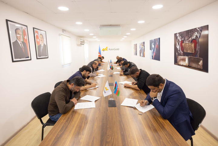 “AzerGold” QSC-də işə qəbulla bağlı növbəti kütləvi test imtahanı keçirilib