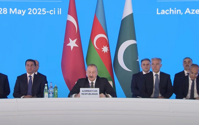 İlham Əliyev: Azərbaycan, Türkiyə və Pakistan hər zaman suverenlik, ərazi bütövlüyü və ədalətin tərəfində olub
