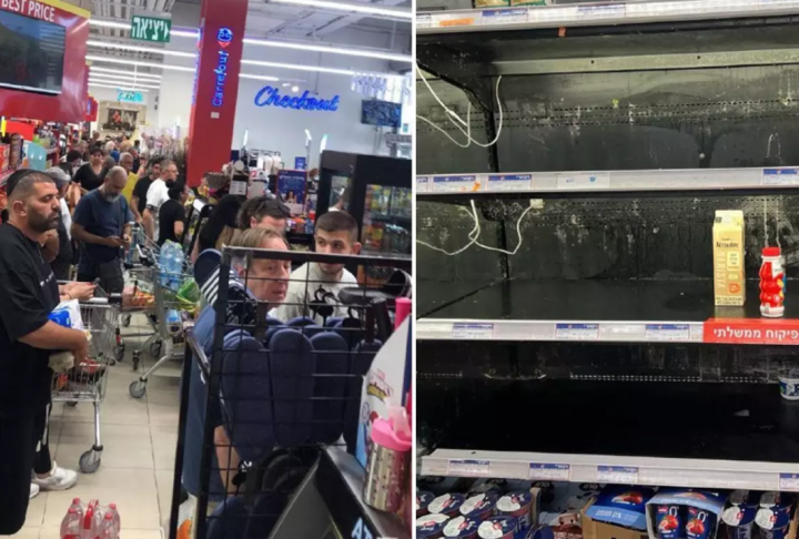 İran kütləvi dron hücumuna başlayıb – İsraildə panika, əhali marketlərə axışıb