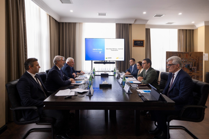 “AzerGold” QSC-də Türkiyənin “Aleks Metal Rafineri” şirkətinin rəhbəri ilə görüş keçirilib