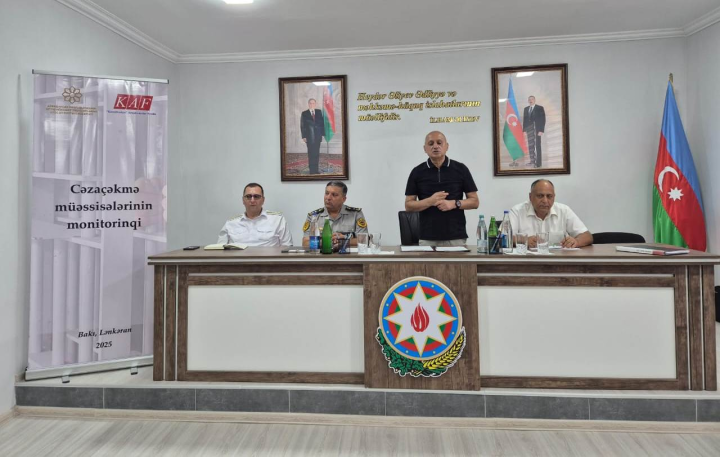 Penitensiar müəssisələrdə hüquqi maarifləndirmə tədbirləri davam edir: KAF 12 saylı Cəzaçəkmə müəssisəsində monitorinq keçirib