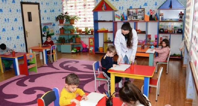 Azərbaycanda məktəbəqədər təhsilin əhatə dairəsi genişləndirilib
