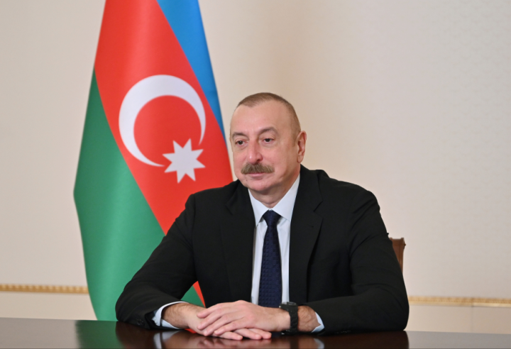İlham Əliyev Şuşa Forumundakı çıxışını paylaşdığına görə Donald Trampa təşəkkür edib