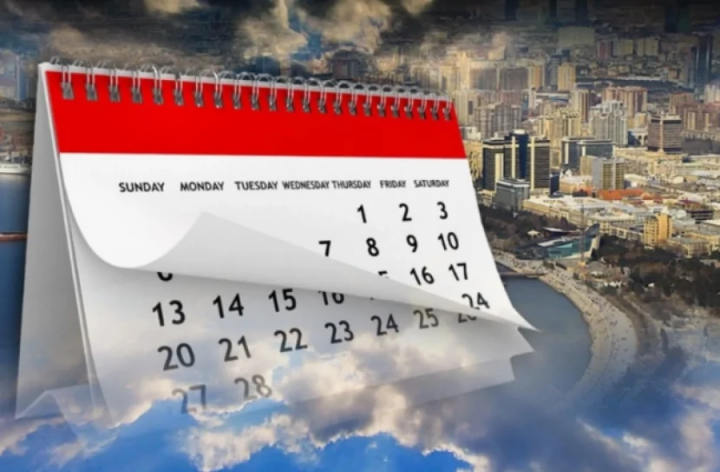 Gələn ay ardıcıl 4 gün iş olmayacaq