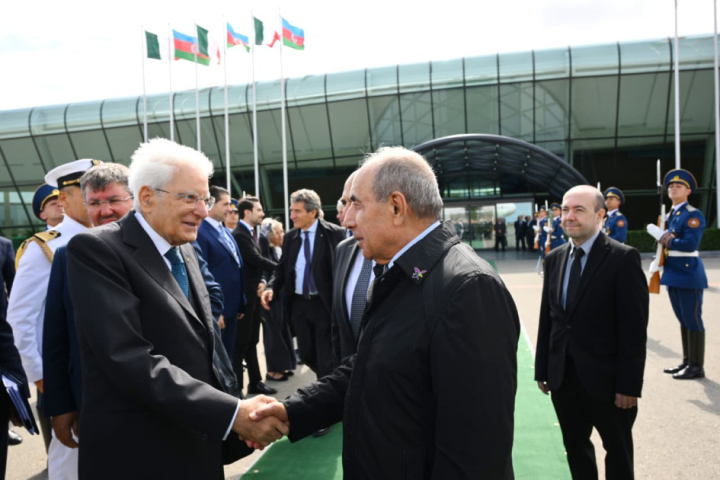 Sercio Mattarellanın Azərbaycana rəsmi səfəri başa çatıb