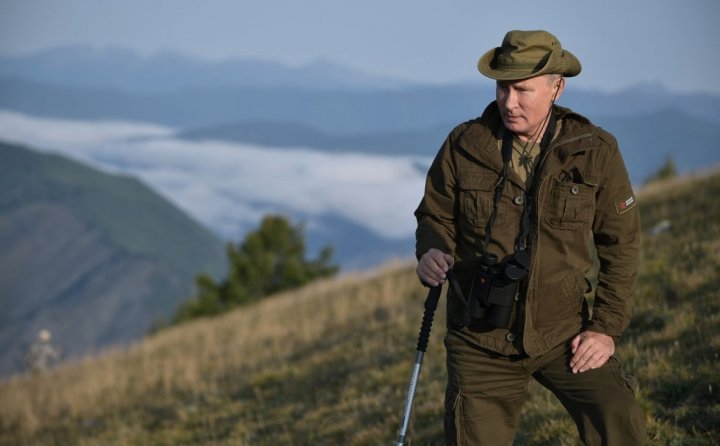 Putinin Sibir tayqasındakı istirahət görüntüləri yayıldı - VİDEO