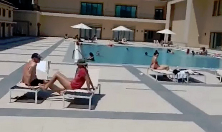 Bakıda daha bir məşhur hoteldə karantin qaydaları pozuldu - VİDEO