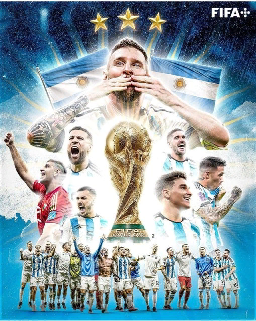 Argentina millisi üçqat dünya çempionu oldu