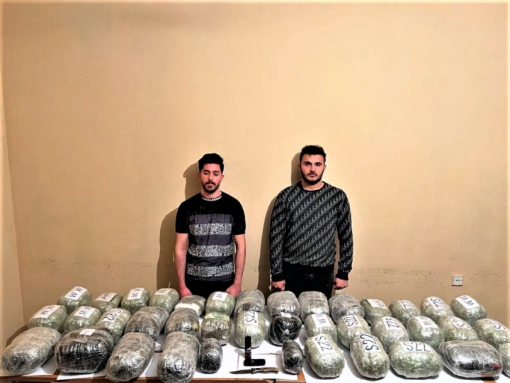 41 kiloqramdan çox narkotik vasitənin İrandan Azərbaycana keçirilməsinin qarşısı alınıb -DSX