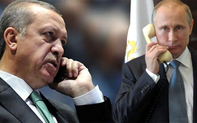 Ərdoğan və Putin telefonla danışıb