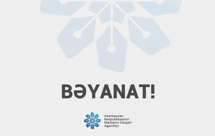 MEDİA bəyanat yaydı