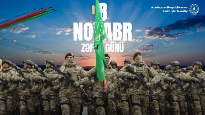 XİN 8 Noyabr - Zəfər Günü münasibətilə bəyanat yayıb