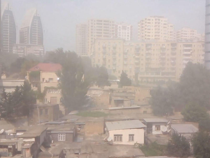 Bakı və Abşeron yarımadasında tozlu hava davam edir