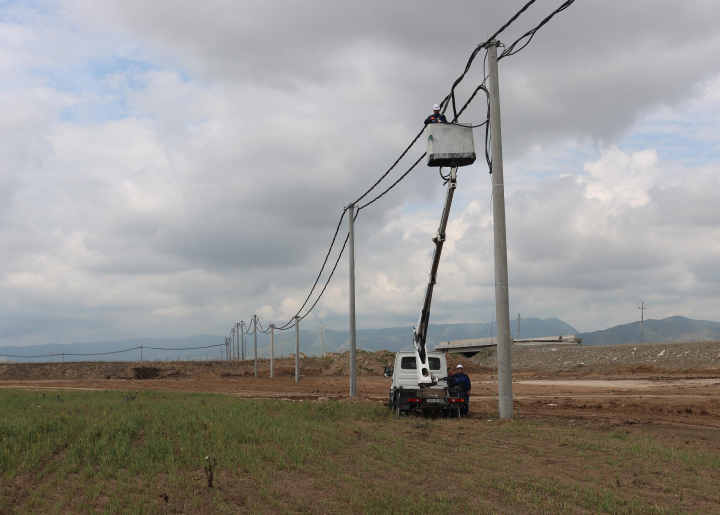 “Azərişıq” Ağdamın elektrik təsərrüfatının yenilənməsi işlərini həyata keçirir