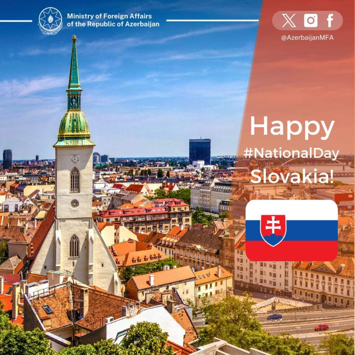 XİN Slovakiyanı təbrik edib