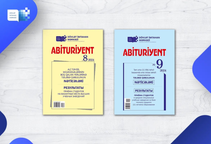 “Abituriyent” jurnalının 8-ci və 9-cu nömrələri nəşr olunub