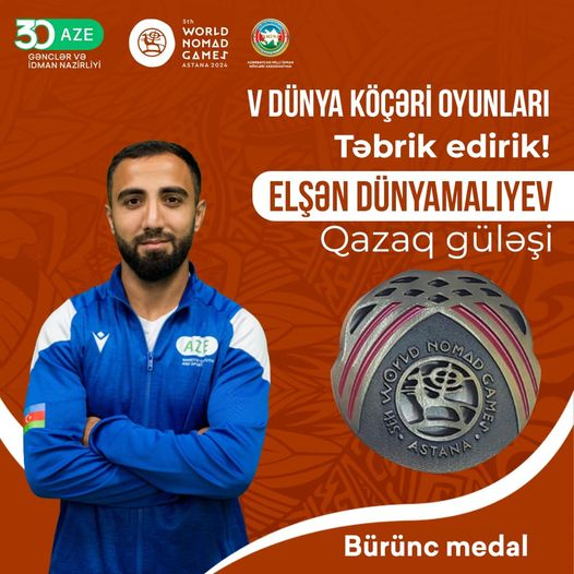 İdmançılarımız V Dünya Köçəri Oyunlarında medallar qazanıb