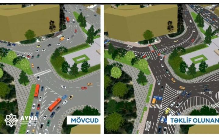 Paytaxtda bəzi prospekt və küçələrdə piyada keçidlərinin yeri dəyişdirilir