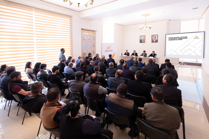 “AzerGold” QSC-nin KSM Komitəsinin üzvləri Göygöldə yerli sakinlərlə görüşüb