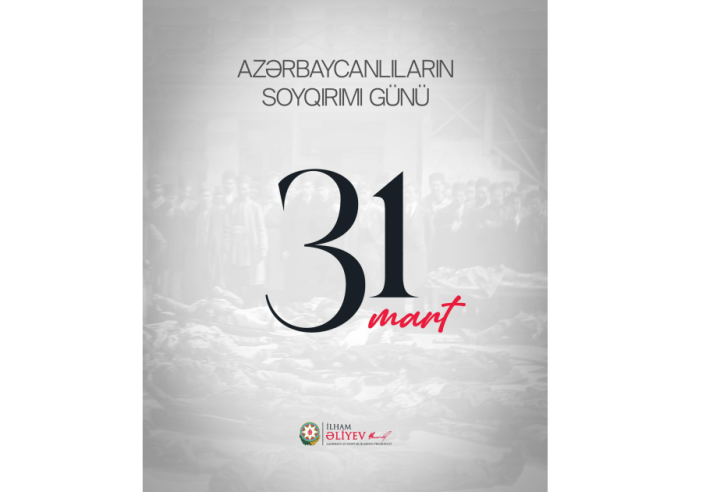 İlham Əliyev 31 Mart – Azərbaycanlıların Soyqırımı Günü ilə bağlı paylaşım edib