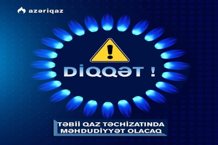 Xəzər və Yasamal rayonlarında qaz olmayacaq