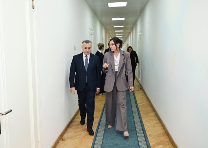 Mehriban Əliyeva və Leyla Əliyeva körpələr evində və uşaq evi sosial xidmət müəssisəsində olub
