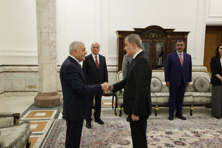 İraq Prezidenti Azərbaycan XİN başçısını qəbul edib