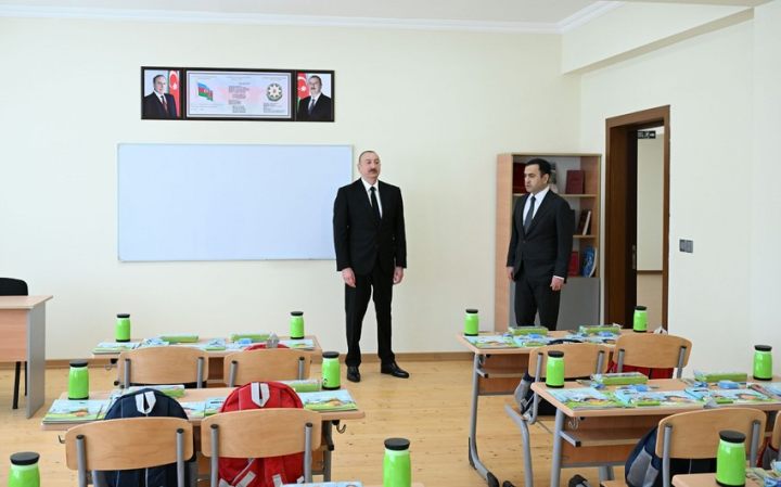 İsmayıllı şəhərində “Talıstan” liseyinin binasının açılışı olub