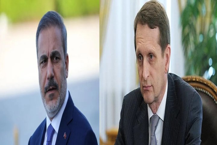 Rusiya Xarici Kəşfiyyat Xidmətinin direktoru Hakan Fidanla görüşüb