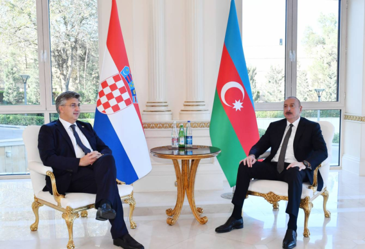 İlham Əliyev: Azərbaycan ilə Xorvatiya iqtisadi-ticari, humanitar, xüsusilə də minatəmizləmə sahələrində uğurla əməkdaşlıq edirlər