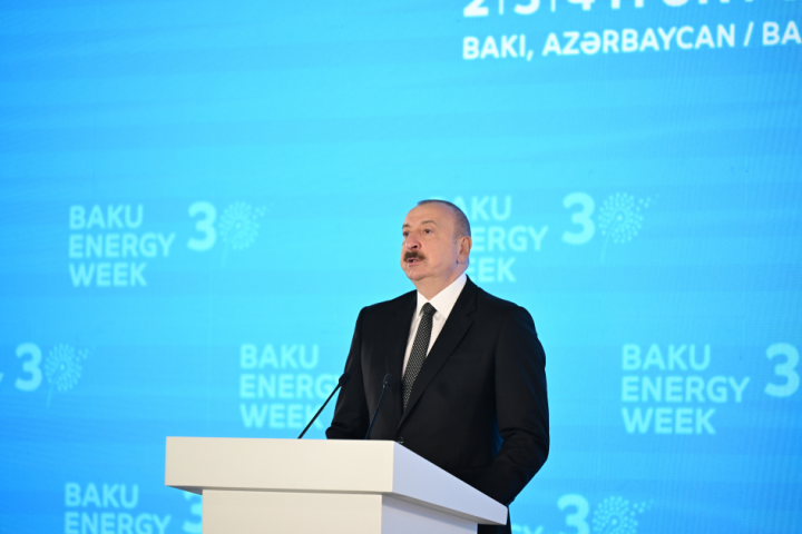 Prezident “Baku Energy Forum”un rəsmi açılış mərasimində çıxış edib - Tam Mətn