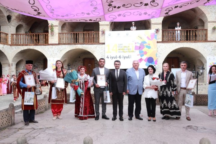 Şəki “İpək yolu” XIV Beynəlxalq Musiqi Festivalının təntənəli açılışı olub
